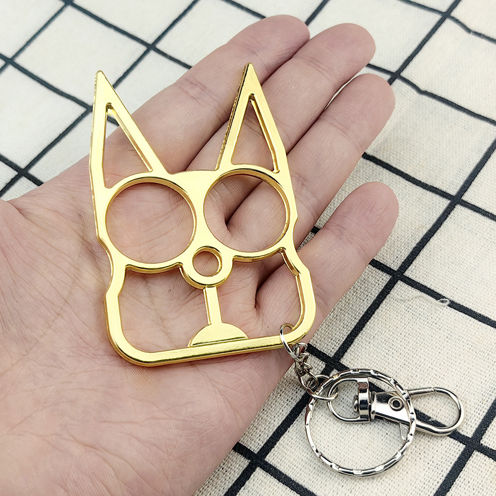 猫グッズ 猫型防災用護身キーホルダー