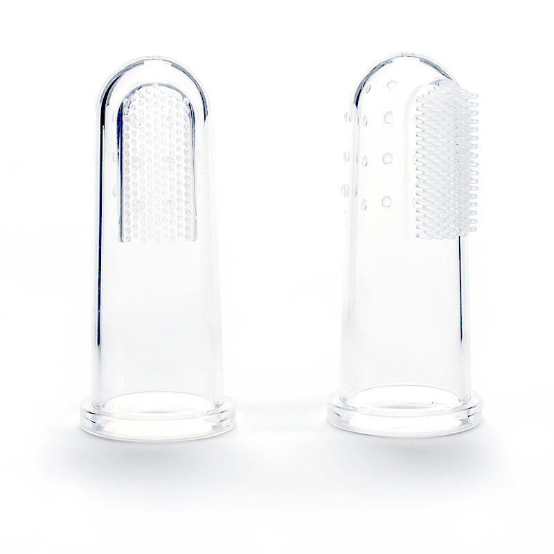 猫グッズ 猫用指サック型歯磨きブラシセット