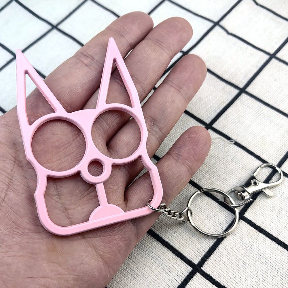 猫グッズ 猫型防災用護身キーホルダー