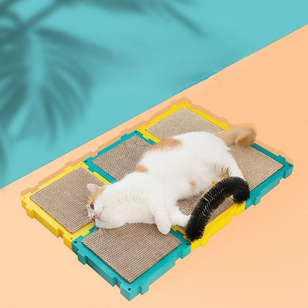 猫爪とぎ プラスチック枠付き防湿ダンボール猫爪とぎ替え芯対応