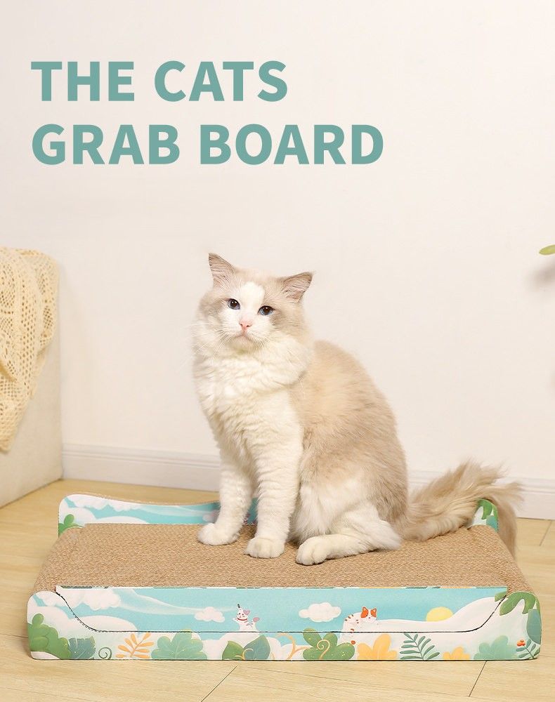 猫爪とぎ ダンボール製ソファ型猫爪とぎベッド