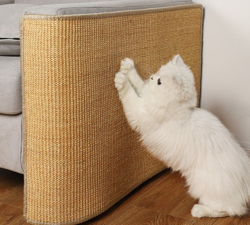 猫爪とぎ 天然素材のソファ保護用麻シート