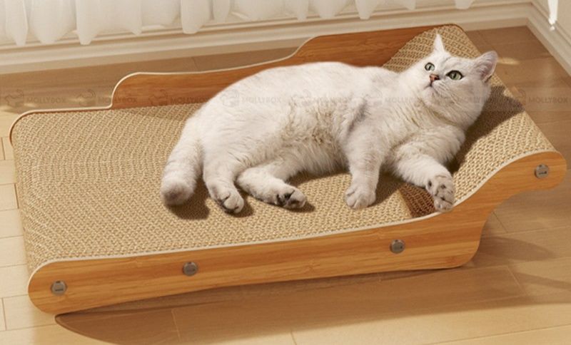 猫爪とぎ 木製フレームリラックスベッド