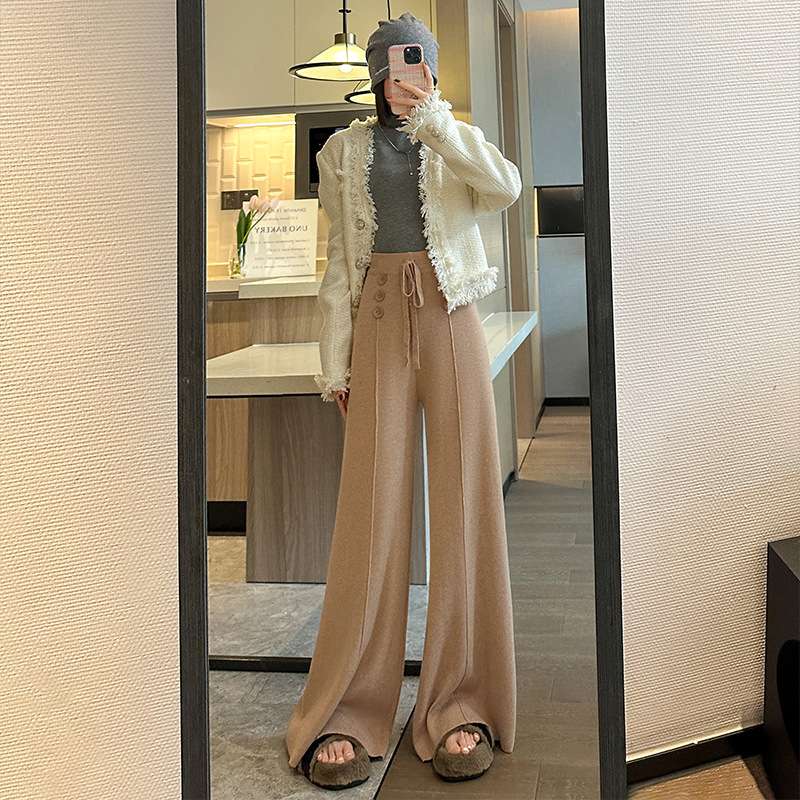  エレガントワイドパンツ オフィスカジュアル
