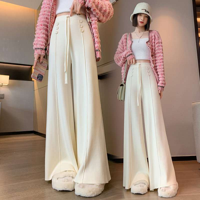  エレガントワイドパンツ オフィスカジュアル