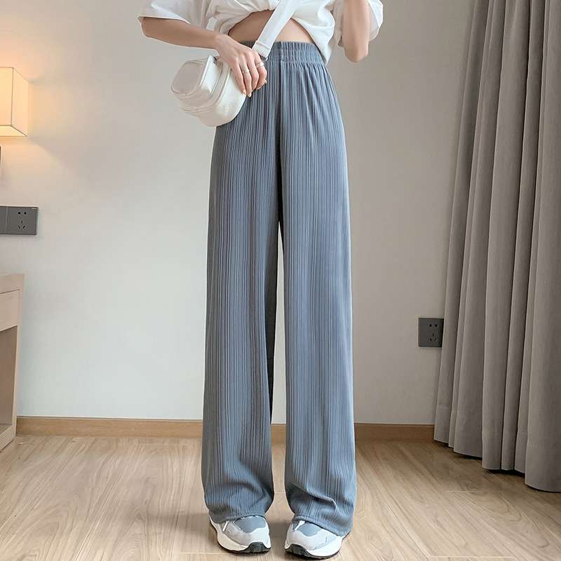 オフィスカジュアル  リラックスプリーツワイドパンツ