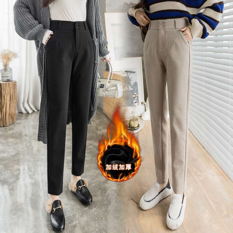 オフィスカジュアル  ストレートシルエットオフィス美脚パンツ