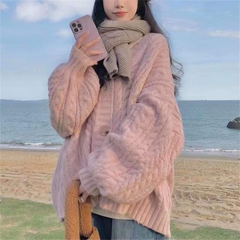 オフィスカジュアル オーバーサイズ カーディガン