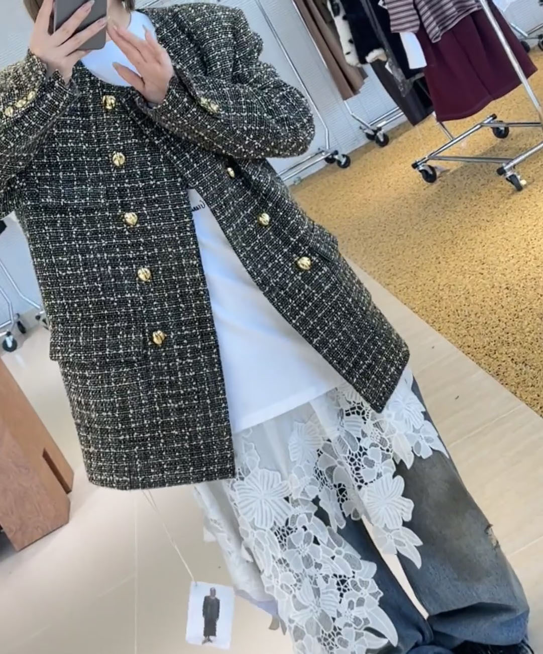 大人ワンピース ロング フラワー刺繍レースキャミソールワンピース