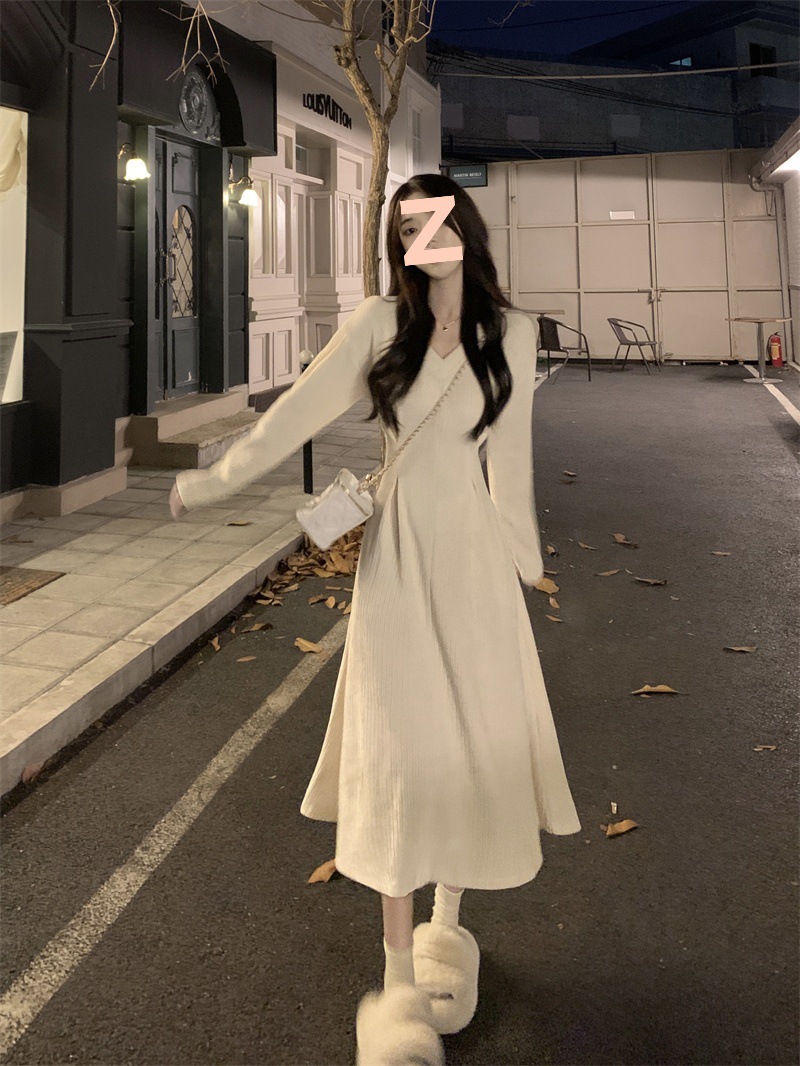 大人ワンピース ロング レトロ調フレア大人ワンピース