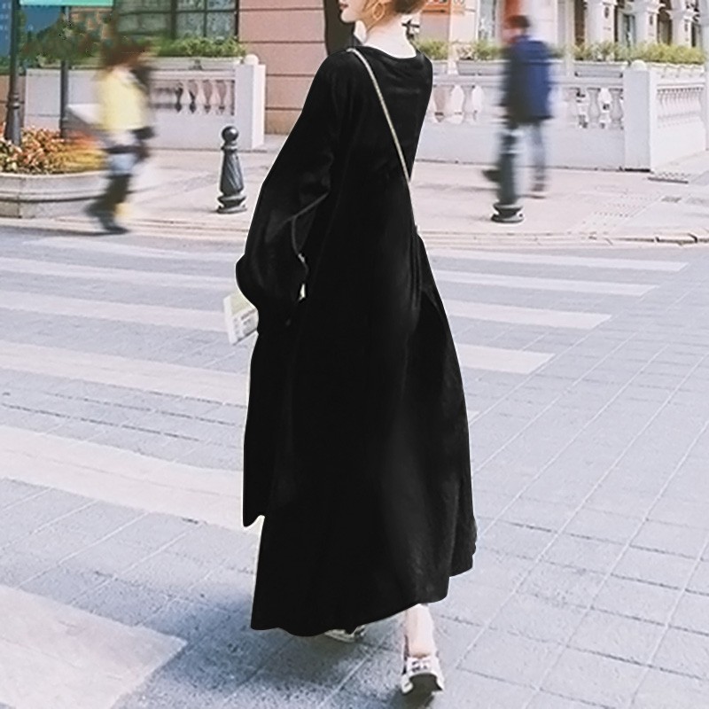 大人ワンピース ロング シンプル大人ゆったりティアードワンピース