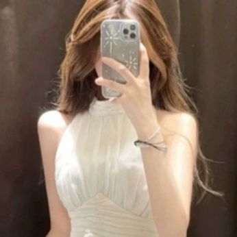 大人ワンピース ロング シフォンプリーツ ホルターネック ロングドレス