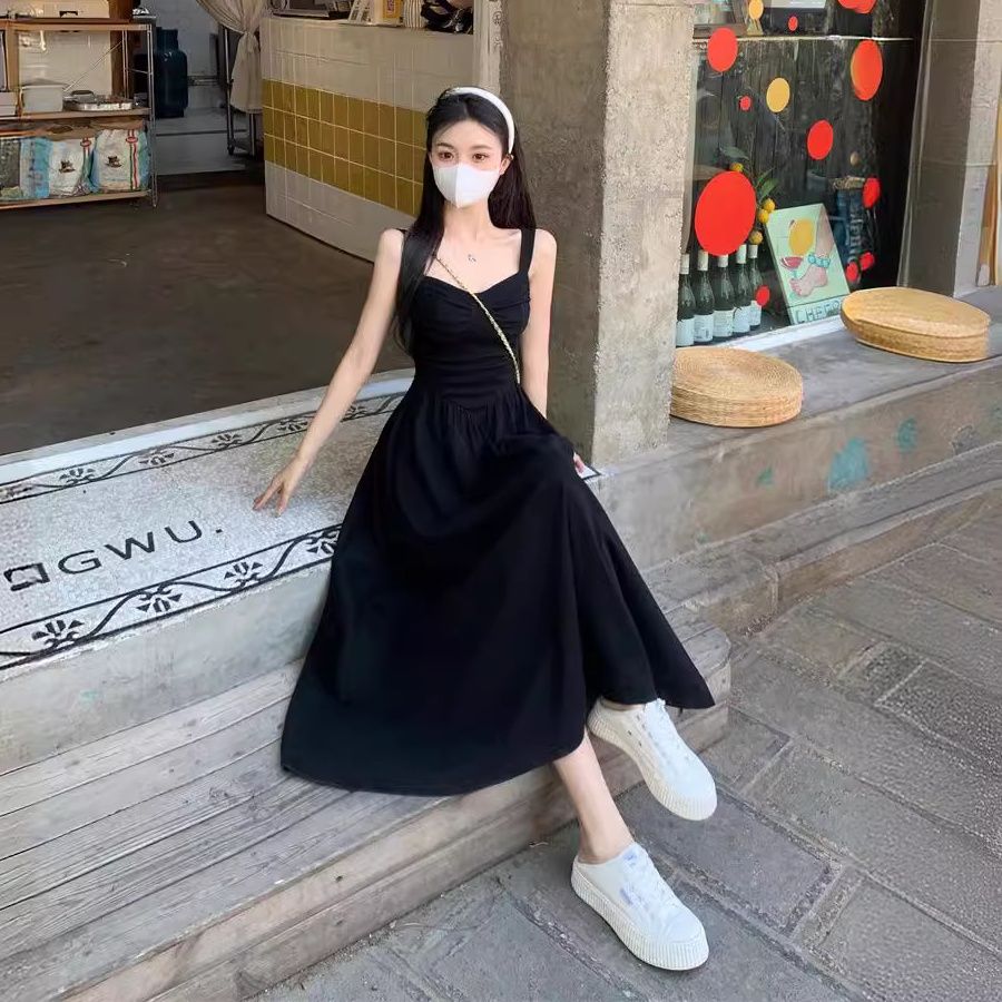 大人ワンピース 優雅なキャミソールロングワンピース