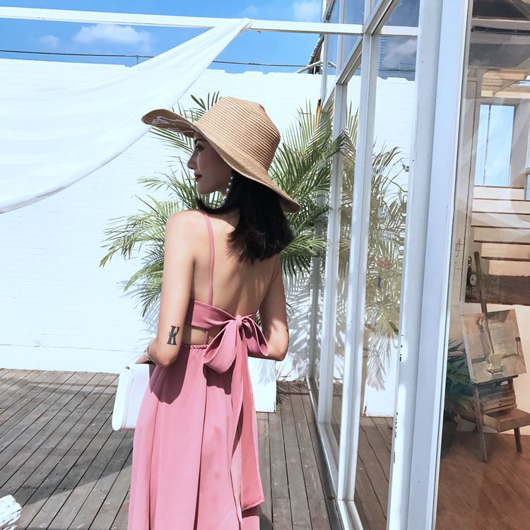 大人ワンピース ロング シンプル優美キャミソールワンピース
