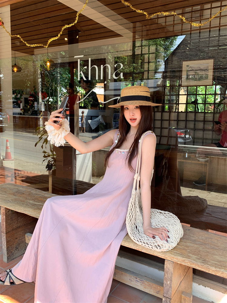 大人ワンピース ロング 上品シルエット ゆったりロングワンピース