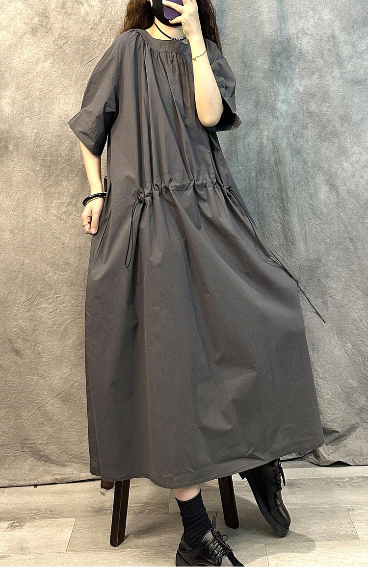 大人ワンピース 新作マタニティ対応ロングワンピース体型カバーフレア