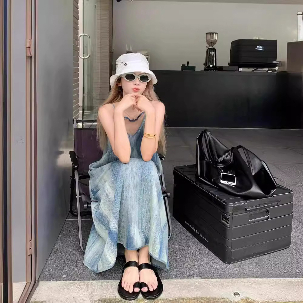 大人ワンピース ロング ゆったりシルエット大人キャミワンピース