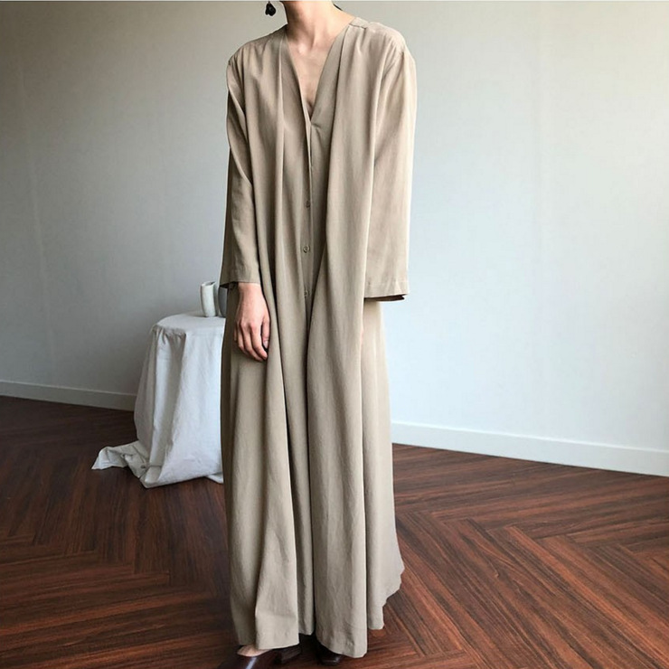 大人ワンピース ロング 上品フェミニン ウエストリボン ワンピース