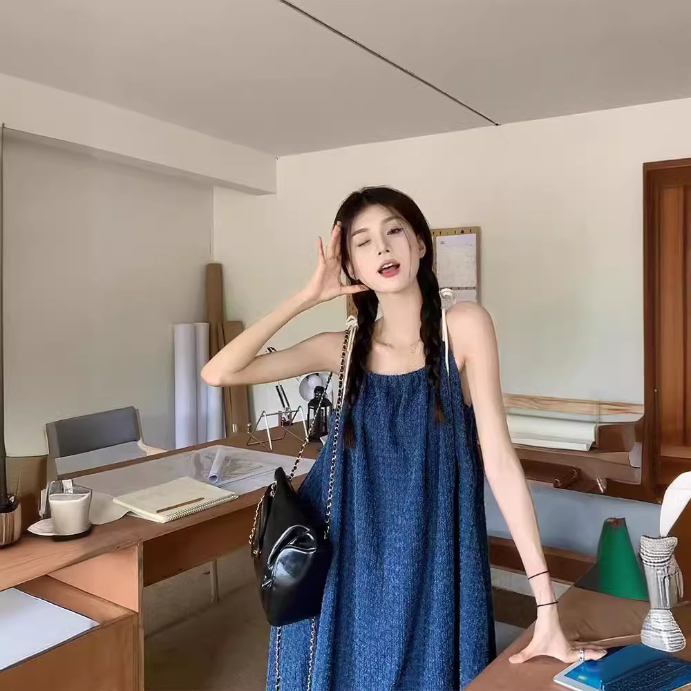 大人ワンピース ロング たっぷりフリル大人キャミワンピース