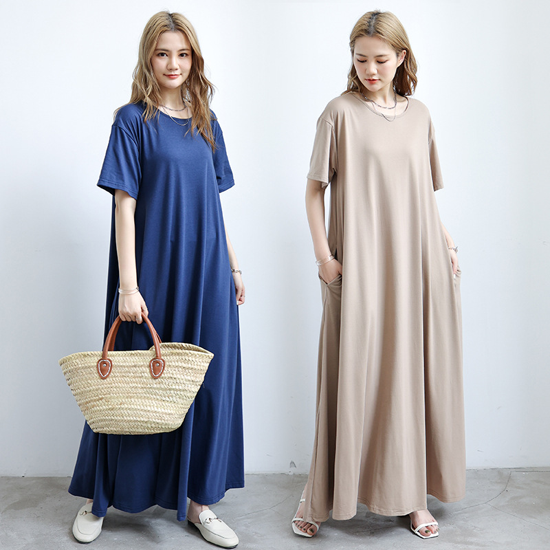 大人ワンピース マキシ ゆったり着られる大人のマキシワンピース