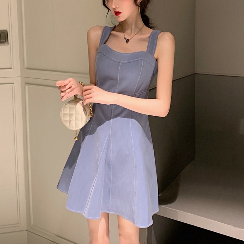 大人ワンピース ロング フレアシルエットワンピース