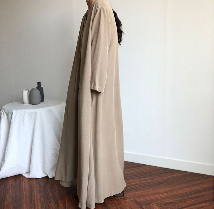 大人ワンピース ロング 上品フェミニン ウエストリボン ワンピース