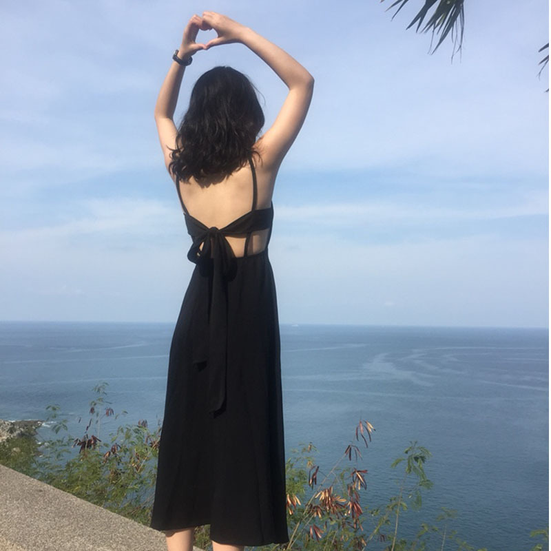 大人ワンピース ロング シンプル優美キャミソールワンピース