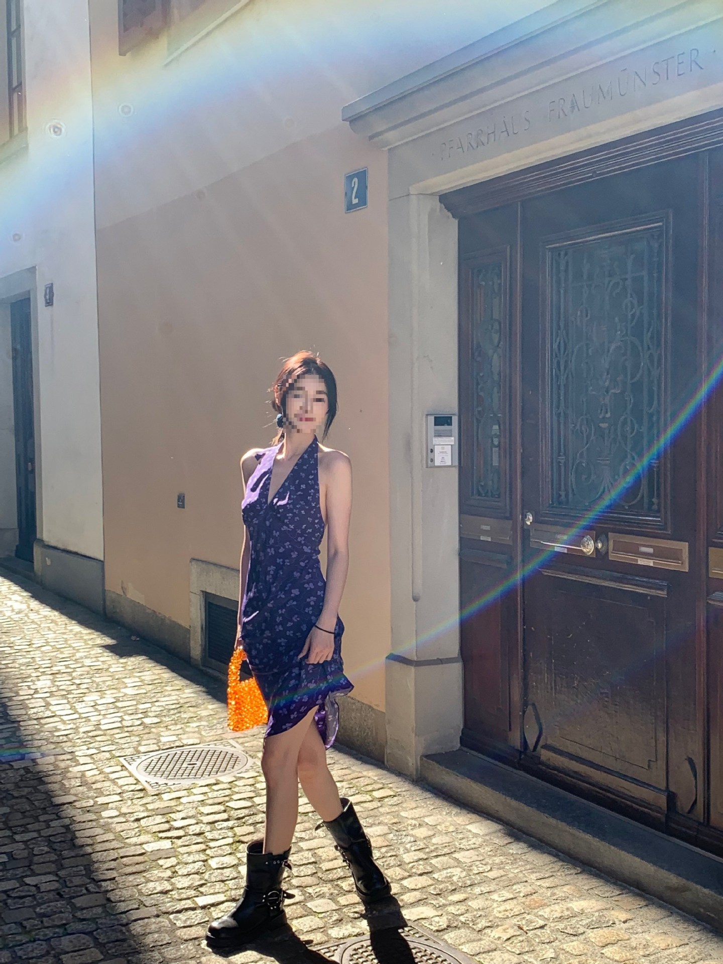 大人ワンピース ロング 優美なバックリボンキャミソールワンピース