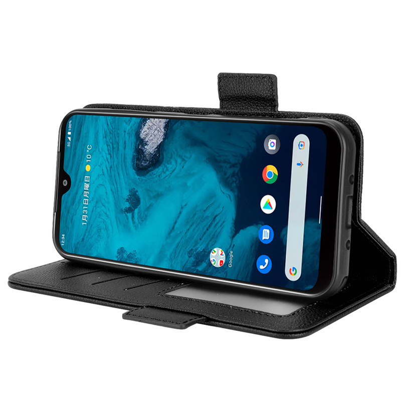 手帳型スマホケース 多機能カードポケット付きスタンド式手帳型ケース