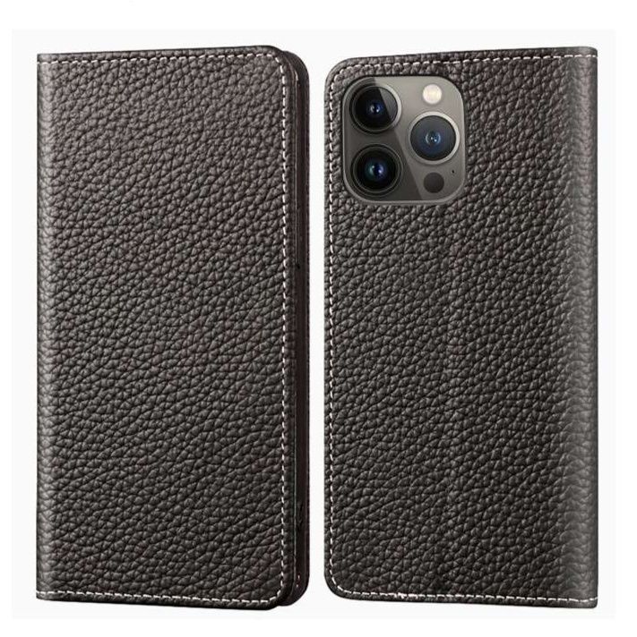 手帳型スマホケース 高級本革iphone手帳型ケース 5色展開