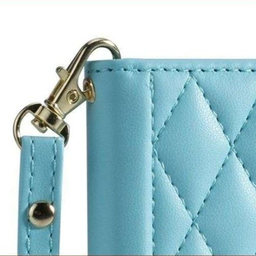 iPhon手帳型スマホケース キルティング加工