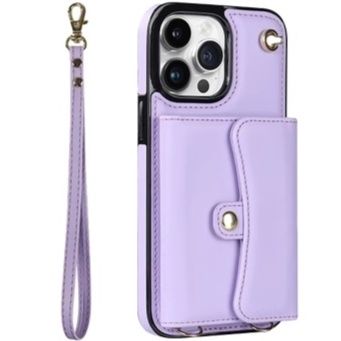  多機能レザーウォレット付き手帳型iphoneケース