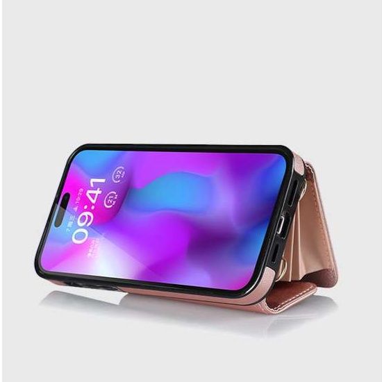  多機能レザーウォレット付き手帳型iphoneケース