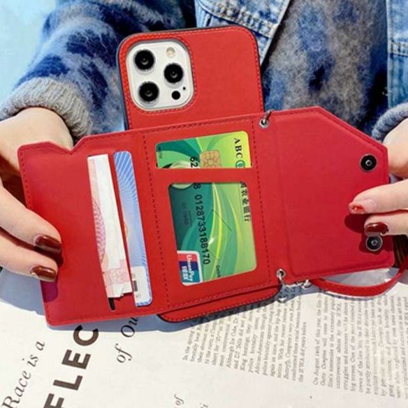 手帳型スマホケース 多機能ウォレット付きiPhoneケース