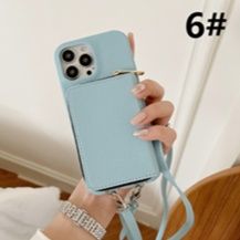 手帳型スマホケース 斜め掛けストラップ付きスマホケース