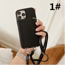 手帳型スマホケース 斜め掛けストラップ付きスマホケース