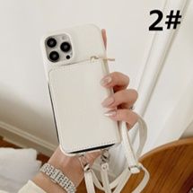 手帳型スマホケース 斜め掛けストラップ付きスマホケース