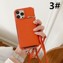 手帳型スマホケース 斜め掛けストラップ付きスマホケース