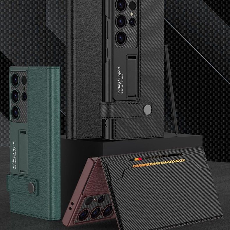 手帳型スマホケース スタンド付き折りたたみ式保護ケース