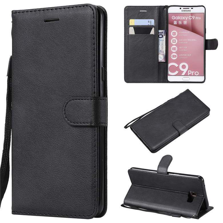 手帳型スマホケース 多機能カード収納付き横開きレザー調手帳型ケース