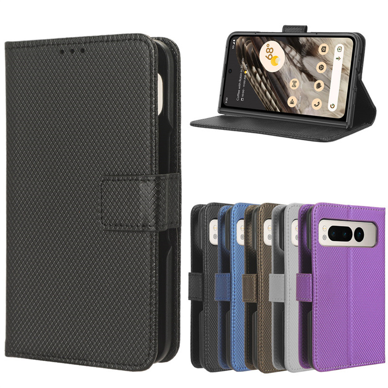 手帳型スマホケース 格子柄手帳型スマホケース ストラップ付き Android対応