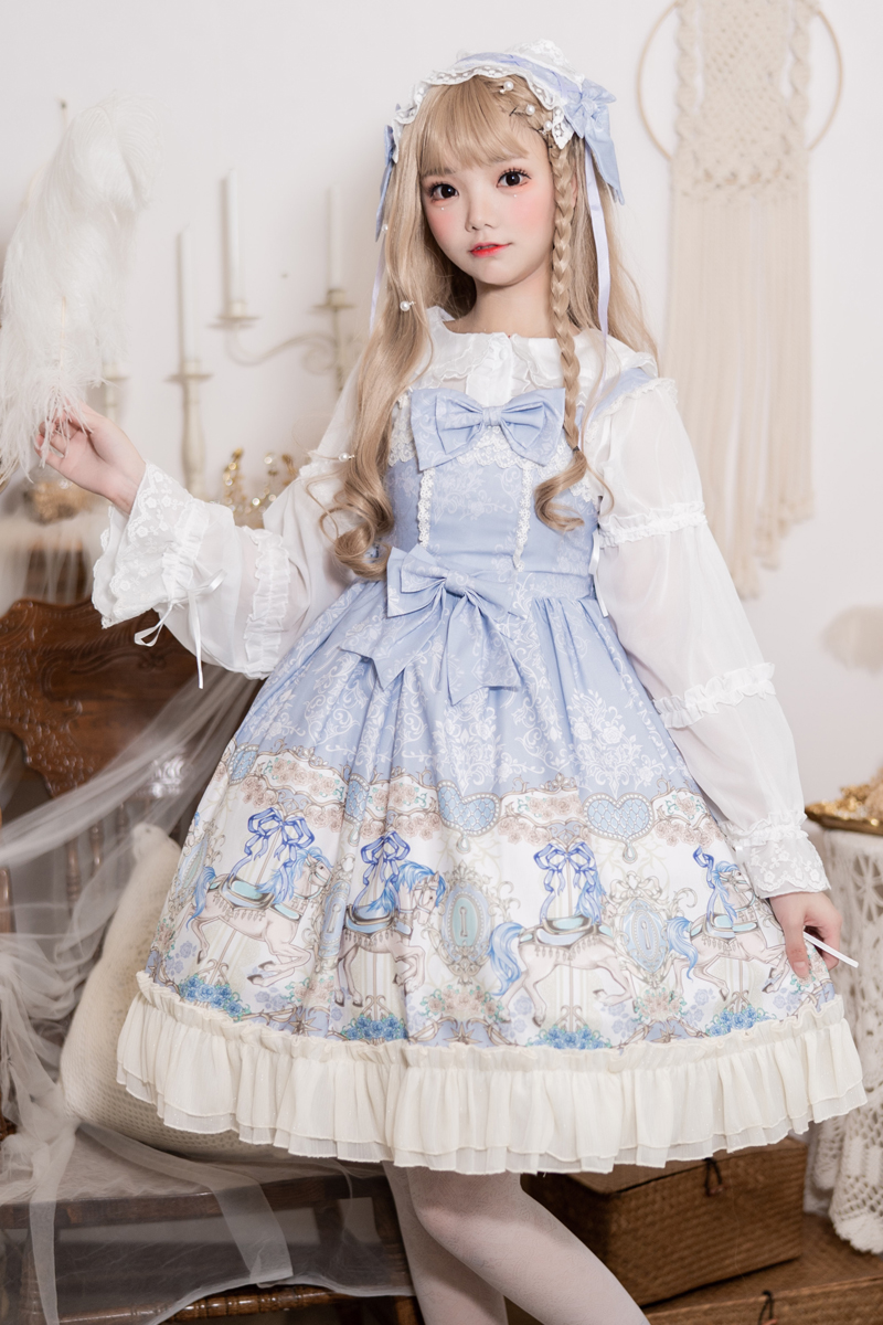 量産型/参戦服/推し活 デイリーフォーリンスタイルロリータドレス ロリータファッション