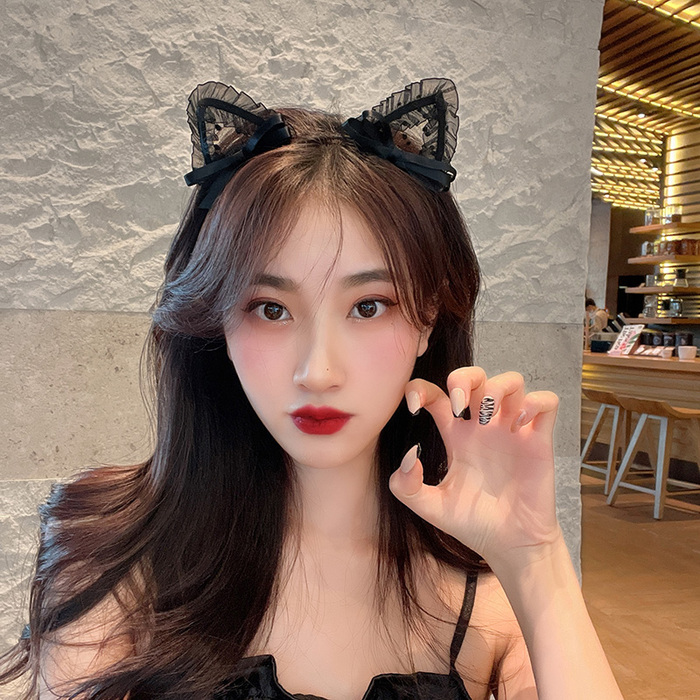 量産型/参戦服/推し活 大人かわいい猫耳カチューシャ