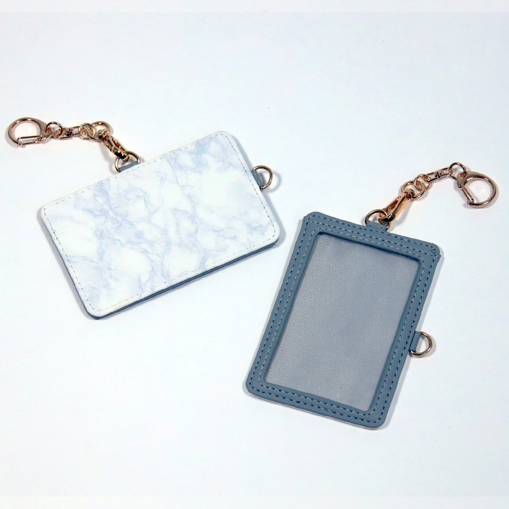 【OZaKKa(オザッカ)】推し活２ＷＡＹフォトカードホルダー（大理石柄／グレー） 量産型/参戦服/推し活