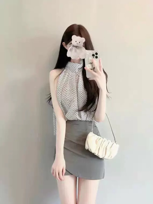 量産型/参戦服/推し活 引き締め素材にこだわり柄を♡セットアップ