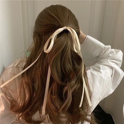 量産型/参戦服/推し活 ロングフェアリーリボン