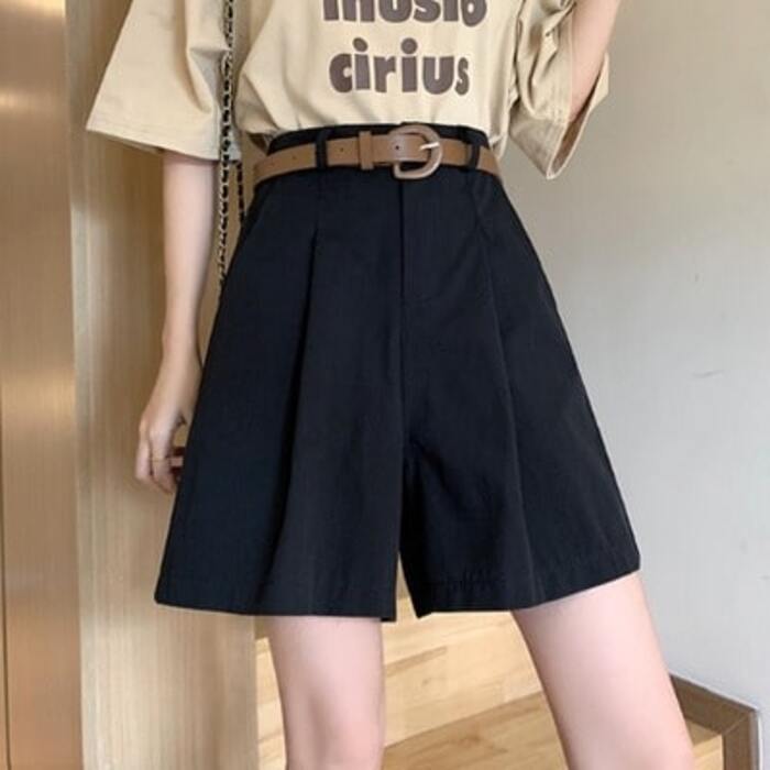 量産型/参戦服/推し活 カジュアルに！ハイウエストが魅力のAラインパンツ♡　ズボン