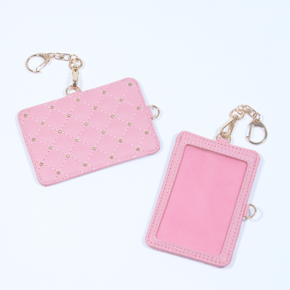 【OZaKKa(オザッカ)】推し活２ＷＡＹフォトカードホルダー（キルティング／ピンク） 量産型/参戦服/推し活