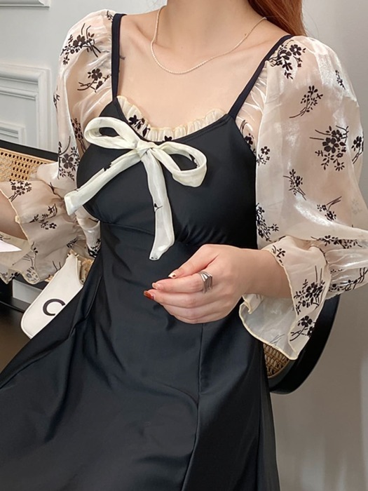 量産型/参戦服/推し活 フェミニンにまとめる普段着風水着　水着