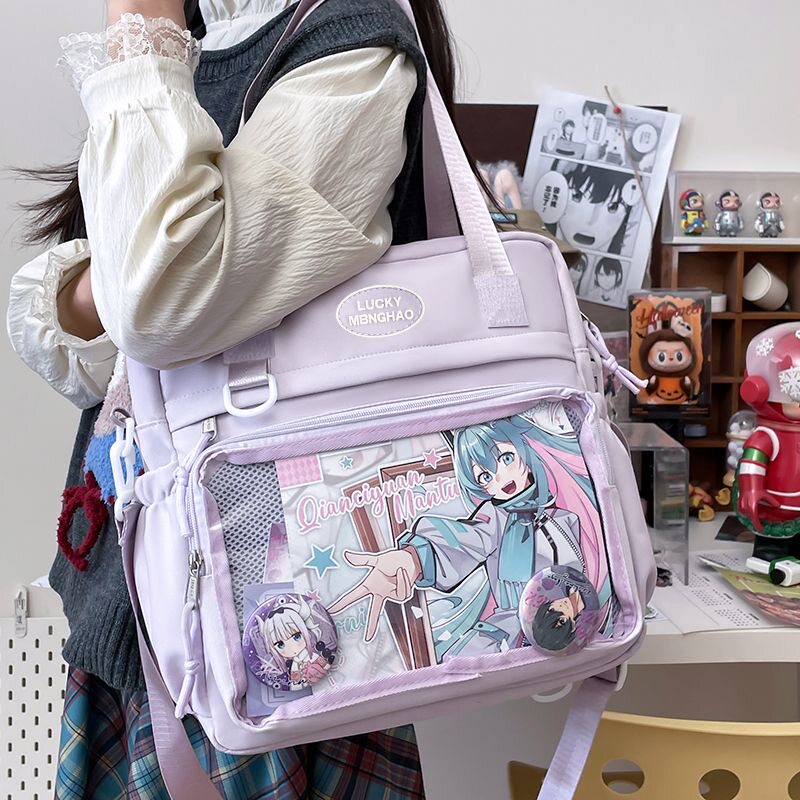 透明窓付き痛バッグ推し活向け多機能リュック